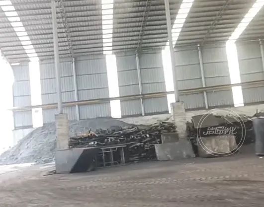 為陶瓷廠煤氣站安裝100+個(gè)高壓噴霧頭！Dejing的凈?除臭顯實(shí)力！